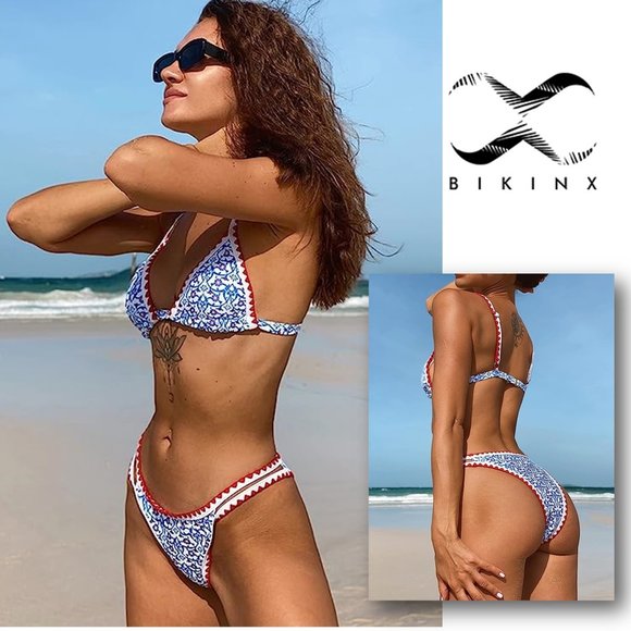 Bikinix Other - BIKINX Sexy Bohemian Triangle Bikini Set   NEW WITH TAGS!